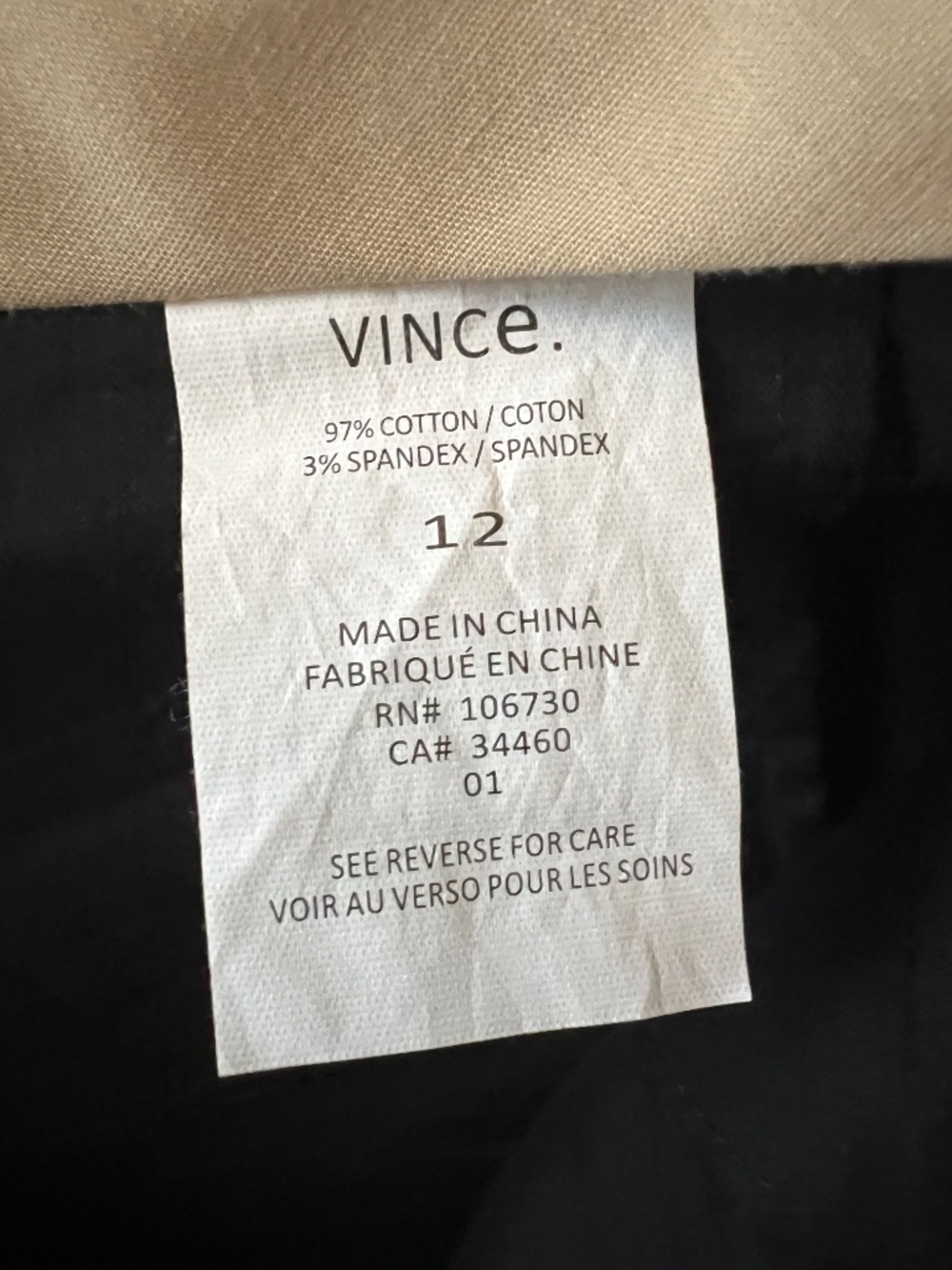 Vince Bermuda side buckle Black 12 Mint - Picture 5 of 8